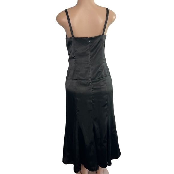 Karina Nites Black Midi Cocktail Dress - Picture 8 of 9